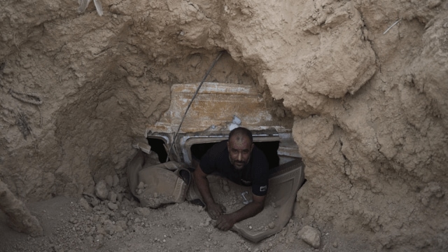 Bedouin bomb shelter